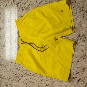 Men's Tommy Hilfiger Bright Yellow Swim Shorts SzM